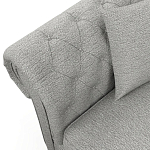 Мебельная ткань Шенилл серый цвет 138 см T4-29 варинант исполнения - 8 | Loft Concept в Барнауле