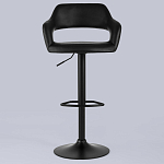 Барный стул черного цвета Strohach варинант исполнения - 3 | Loft Concept в Барнауле