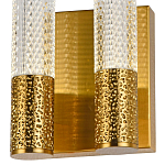 Бра с двумя плафонами латунь Dew Drops Tube Duo Brass Wall Lamp варинант исполнения - 3 | Loft Concept в Барнауле