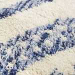 Чехол на подушку с узором в этно-стиле Blue Ikat варинант исполнения - 3 | Loft Concept в Барнауле