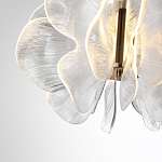 Люстра с крупными рельефным декором в виде лепестков 60 см Ethereal Bloom варинант исполнения - 5 | Loft Concept в Барнауле