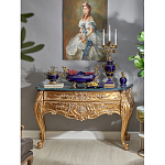 Чаша темно-синяя фарфоровая с бронзовыми ручками в виде ангелов Eden Garden варинант исполнения - 5 | Loft Concept в Барнауле