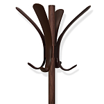 Вешалка коричневая с 4-мя крючками из пластика Curves Hangers варинант исполнения - 3 | Loft Concept в Барнауле