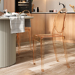 Прозрачный стул с янтарным оттенком LOUIS GHOST CHAIR варинант исполнения - 8 | Loft Concept в Барнауле