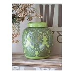 Банка с крышкой Porcelain Malachite Jar варинант исполнения - 3 | Loft Concept в Барнауле