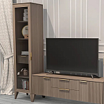 Витрина левая 1-дверная с ящиком и 5-ю полками Harper Line варинант исполнения - 2 | Loft Concept в Барнауле