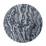 Столик кофейный с столешницей из черного мрамора Compact Black Marble Table варинант исполнения - 4 | Loft Concept в Барнауле