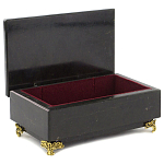 Шкатулка из натурального камня змеевик чёрного цвета Stone Casket варинант исполнения - 4 | Loft Concept в Барнауле