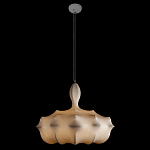 Подвесной светильник с белым фигурным абажуром и мягкими волнистыми краями Cloud Motion  варинант исполнения - 10 | Loft Concept в Барнауле