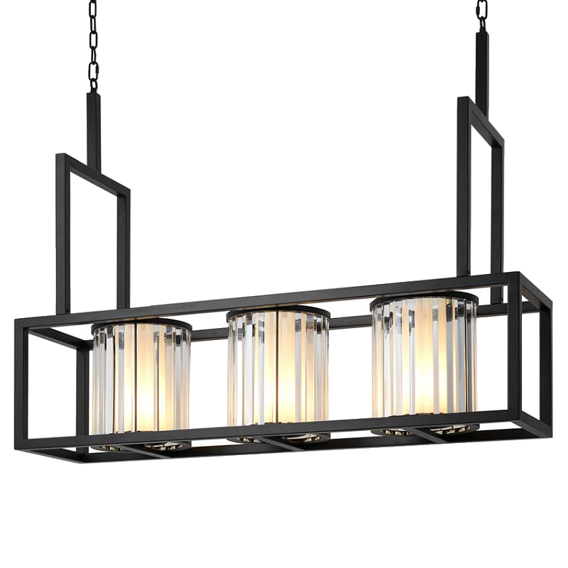 Люстра Chandelier Carducci Black Черный Прозрачный (Transparent) Люстра Chandelier Carducci Black Черный Прозрачный (Transparent) в Барнауле | Loft Concept