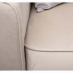 Диван двухместный раскладной светло-серый с кантом Pride варинант исполнения - 5 | Loft Concept в Барнауле