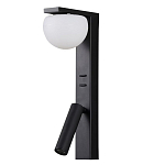 Бра с белым полусферическим плафоном и цилиндрическим поворотным спотом Trumpet Wall Lamp варинант исполнения - 1 | Loft Concept в Барнауле