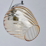 Подвесной светильник со стеклянном плафоном в форме бокала Kaleido варинант исполнения - 7 | Loft Concept в Барнауле