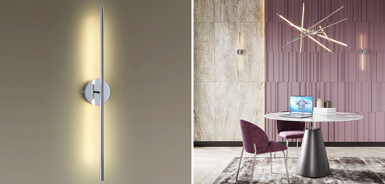 Бра Trumpet Tube Chrome Line Бра Trumpet Tube Chrome Line - Loft-Concept в Барнауле