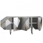 Комод с фасадом из геометрических фигур Coleccion Alexandra варинант исполнения - 1 | Loft Concept в Барнауле