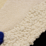 Ковер ручной работы Electric blue and popcorn варинант исполнения - 6 | Loft Concept в Барнауле