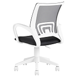 Офисное кресло с основанием из белого пластика Desk chairs Black варинант исполнения - 5 | Loft Concept в Барнауле