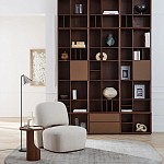 Приставной столик из массива дерева Walnut варинант исполнения - 7 | Loft Concept в Барнауле