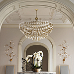 Бра с каркасом в виде веток усыпанных кристаллами Branches with Crystals варинант исполнения - 4 | Loft Concept в Барнауле