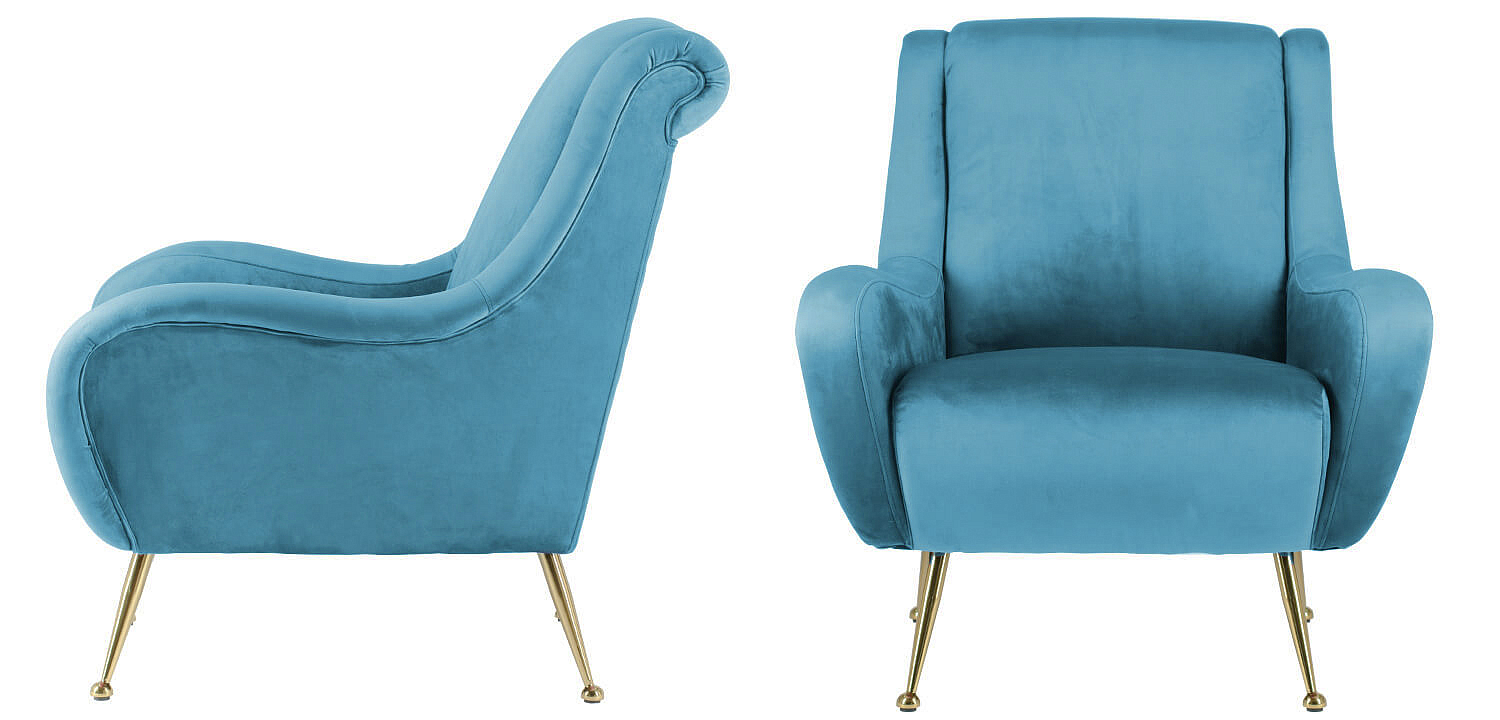 Кресло Chair Giardino light blue Кресло Chair Giardino light blue - Loft-Concept в Барнауле