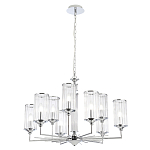 Люстра с 9-ю цилиндрическими стеклянными плафонами Jeanette варинант исполнения - 8 | Loft Concept в Барнауле