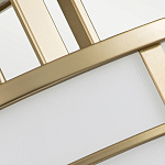 Потолочный светильник с белым матовым абажуром в металлическом каркасе Feiss варинант исполнения - 3 | Loft Concept в Барнауле