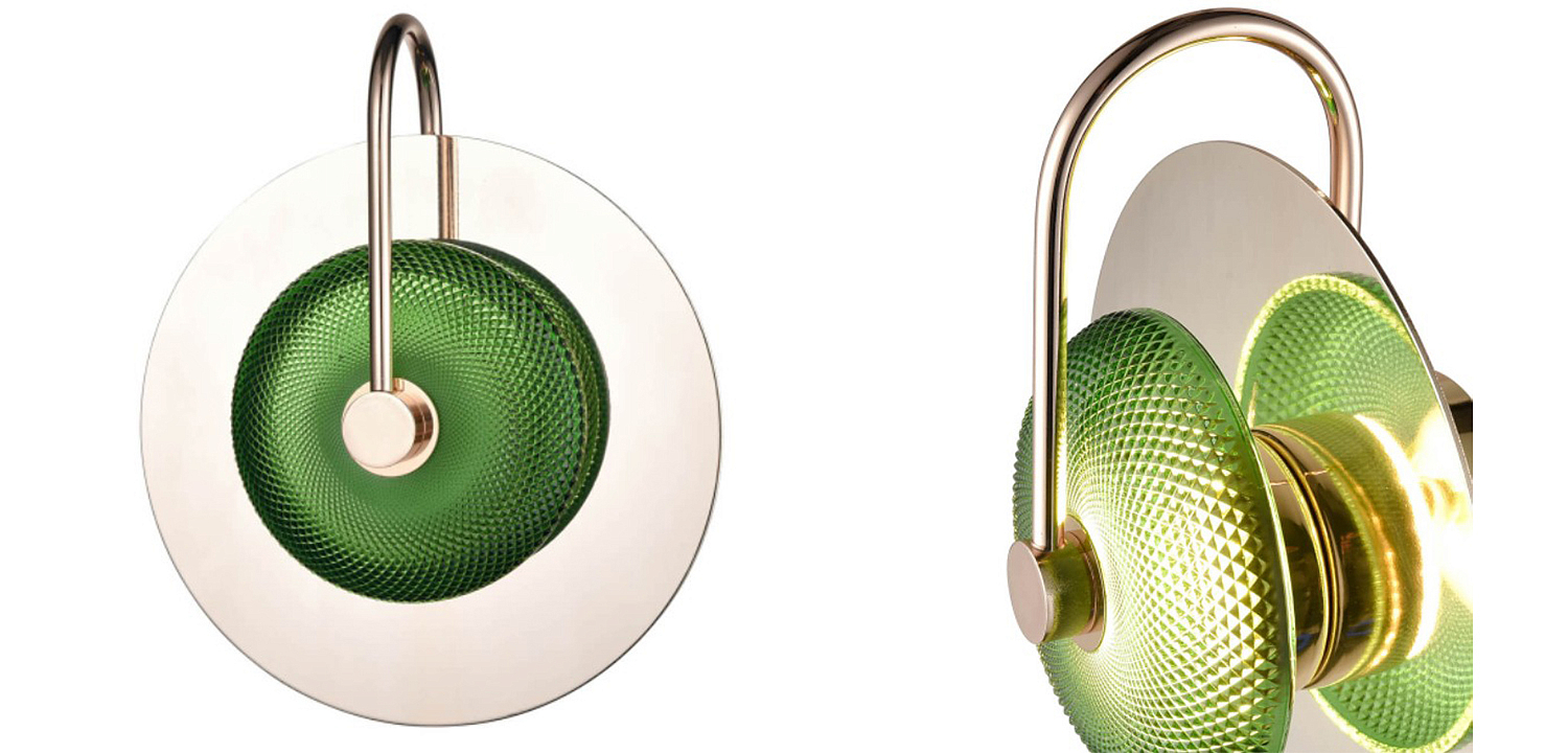 Бра Green Disk One Mirrored Бра Green Disk One Mirrored - Loft-Concept в Барнауле