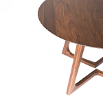 Обеденный стол круглый с изогнутыми ножками Godenza Round V Table варинант исполнения - 2 | Loft Concept в Барнауле