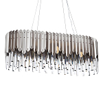 Большая многоярусная люстра Iroh Future Хром варинант исполнения - 1 | Loft Concept в Барнауле