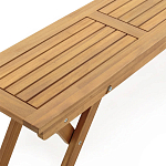 Деревянная скамья складная Jerome Wood Bench варинант исполнения - 5 | Loft Concept в Барнауле