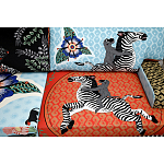 Большой Трехместный Диван с цветным принтом Qalakabusha Large Sofa варинант исполнения - 6 | Loft Concept в Барнауле