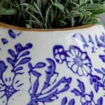 Ваза с синим цветочным узором Blue & White Ornament  варинант исполнения - 1 | Loft Concept в Барнауле