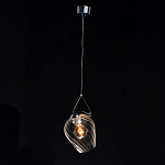 Подвесной светильник со стеклянном плафоном в форме бокала Kaleido варинант исполнения - 3 | Loft Concept в Барнауле