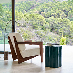 Кресло Avalon White Boucle из массива ореха варинант исполнения - 7 | Loft Concept в Барнауле