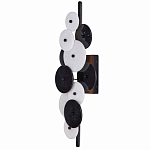 Бра светодиодное из черно-белых дисков Contrast Sample варинант исполнения - 3 | Loft Concept в Барнауле