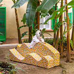 Дизайнерский модульный диван волнистой формы с цветным принтом Poltronova Superonda Sofa варинант исполнения - 22 | Loft Concept в Барнауле