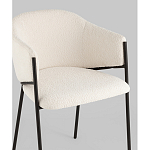 Стул Brace букле белый варинант исполнения - 2 | Loft Concept в Барнауле