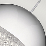 Подвесной светильник со сферическим плафоном из акрила с циркониевыми вкраплениями Kichler варинант исполнения - 6 | Loft Concept в Барнауле