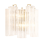 Бра с вертикальными стеклянными подвесками Hexagon Tube Light варинант исполнения - 3 | Loft Concept в Барнауле