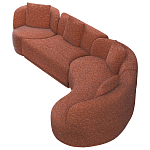 Модульный диван Calypso с кушеткой варинант исполнения - 2 | Loft Concept в Барнауле