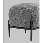 Пуф Стоун букле Fluffy темно-серый варинант исполнения - 2 | Loft Concept в Барнауле