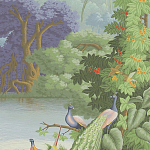 Обои ручная роспись Le Brésil Eden варинант исполнения - 2 | Loft Concept в Барнауле