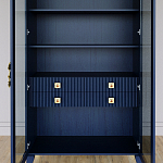 Дизайнерский шкаф витрина Elsa Dreams Blue с 4-мя ящиками варинант исполнения - 6 | Loft Concept в Барнауле