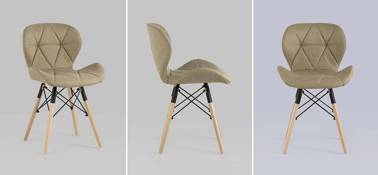 Стул Jeroen Chair Рогожка Коричневый Цвет Стул Jeroen Chair Рогожка Коричневый Цвет - Loft-Concept в Барнауле