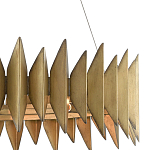 Люстра круглая с фактурным абажуром Graduated Heights варинант исполнения - 1 | Loft Concept в Барнауле