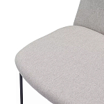 Стул мягкий светло-серый Chair Gray Runners варинант исполнения - 6 | Loft Concept в Барнауле