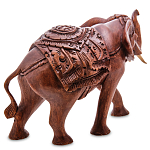 Статуэтка из дерева суар в виде слона Two Tusks варинант исполнения - 2 | Loft Concept в Барнауле