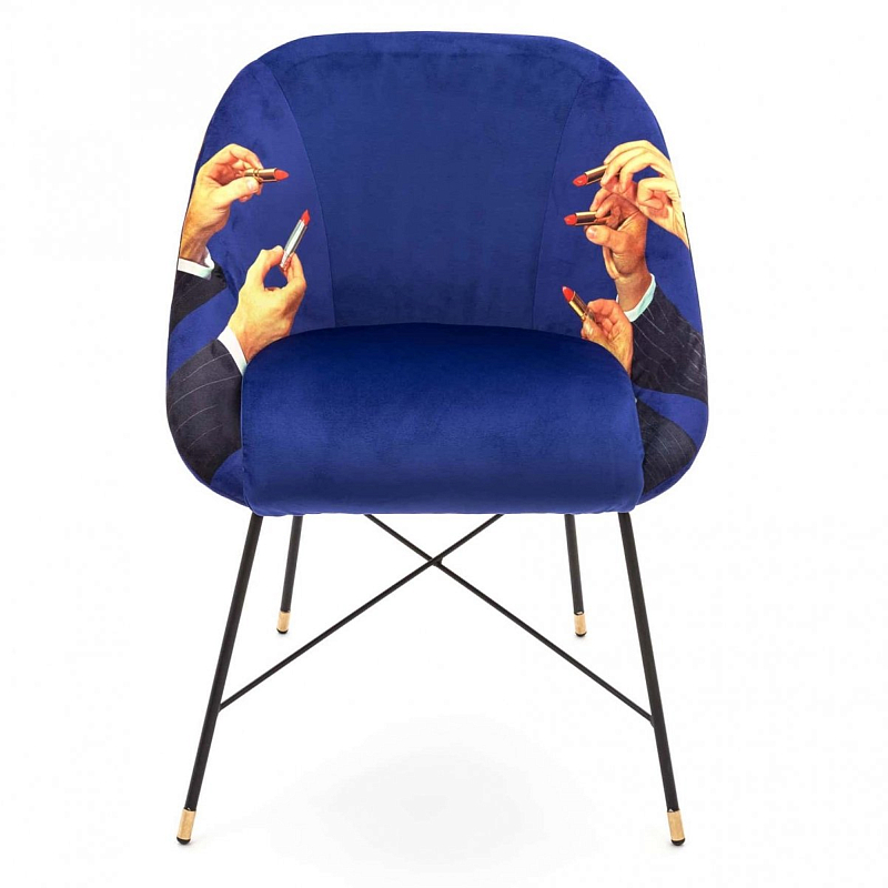Кресло Seletti Padded Chair Lipsticks Мульти Черный Кресло Seletti Padded Chair Lipsticks Мульти Черный в Барнауле | Loft Concept