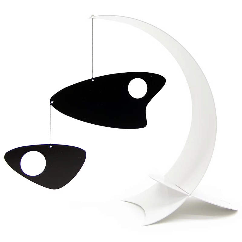 Декоративная статуэтка Abstract Fish Statuette Белый Черный Декоративная статуэтка Abstract Fish Statuette Белый Черный в Барнауле | Loft Concept