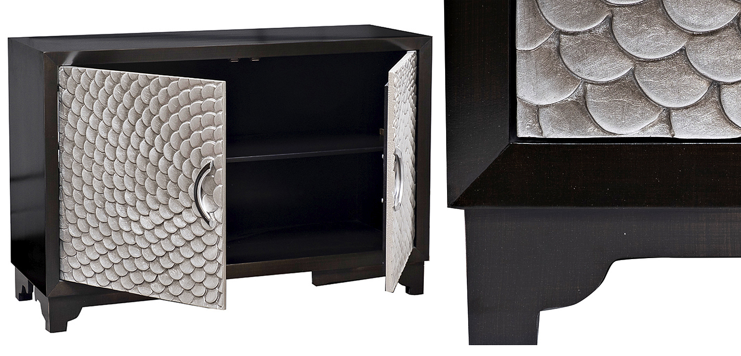 Комод с рельефным орнаментом Рыбья чешуя Fish scales Chest of drawers Комод с рельефным орнаментом Рыбья чешуя Fish scales Chest of drawers - Loft-Concept в Барнауле